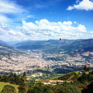 View über Medellin
